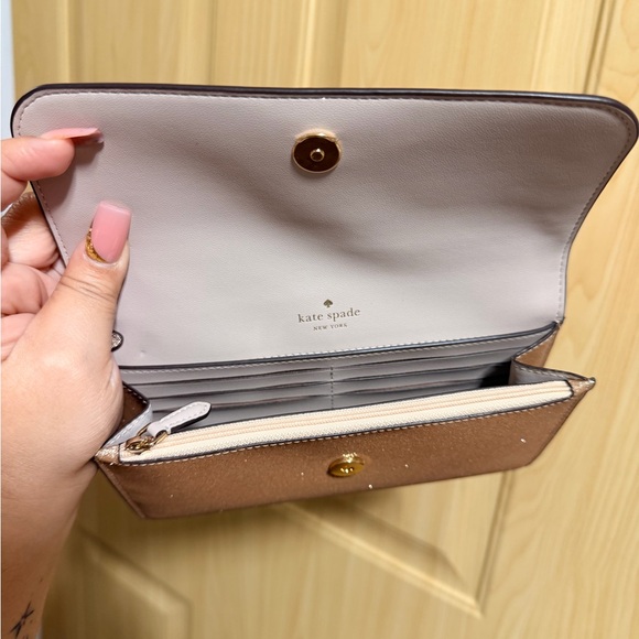 Kate Spade Sparkling Gold Tote and Wallet Set - Picture 3 of 15